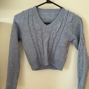 Cropped Wool Top